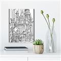 Picture of City Sketch I _GroupedProduct_Rectangle_Portrait_Unframed_Print_Only_
