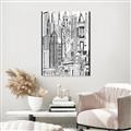 Picture of City Sketch II _GroupedProduct_Rectangle_Portrait_Unframed_Print_Only_