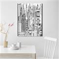 Picture of City Sketch II _GroupedProduct_Rectangle_Portrait_Unframed_Print_Only_