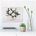 Picture of White Roses _GroupedProduct_Rectangle_Landscape_Unframed_Print_Only_