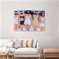 Picture of Beach Babes _GroupedProduct_Rectangle_Landscape_Unframed_Print_Only_