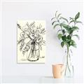 Picture of Drawn Florals II  _GroupedProduct_Rectangle_Portrait_Unframed_Print_Only_