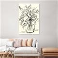 Picture of Drawn Florals II  _GroupedProduct_Rectangle_Portrait_Unframed_Print_Only_