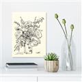Picture of Drawn Florals III  _GroupedProduct_Rectangle_Portrait_Unframed_Print_Only_