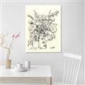 Picture of Drawn Florals III  _GroupedProduct_Rectangle_Portrait_Unframed_Print_Only_