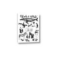 Picture of Black and white Animals _GroupedProduct_Rectangle_Portrait_Canvas_