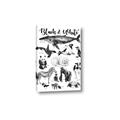 Picture of Black and white Animals _GroupedProduct_Rectangle_Portrait_Canvas_