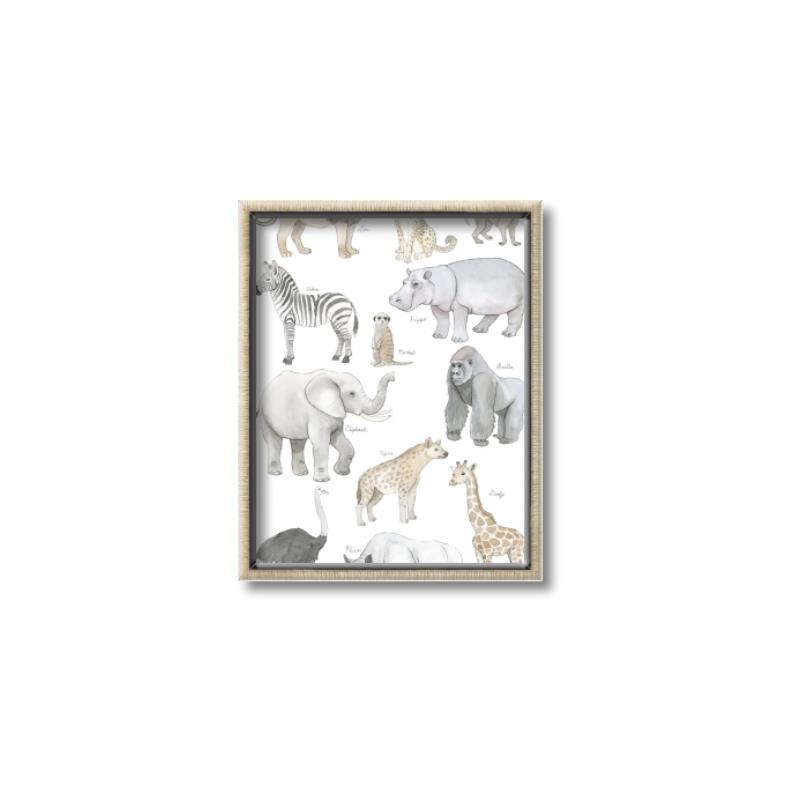 Picture of Zoo  Life _GroupedProduct_Rectangle_Portrait_Canvas_Framed_