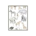 Picture of Zoo  Life _GroupedProduct_Rectangle_Portrait_Canvas_Framed_