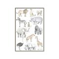 Picture of Zoo  Life _GroupedProduct_Rectangle_Portrait_Canvas_Framed_