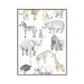 Picture of Zoo  Life _GroupedProduct_Rectangle_Portrait_Canvas_Framed_