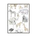 Picture of Zoo  Life _GroupedProduct_Rectangle_Portrait_Canvas_Framed_