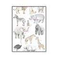 Picture of Zoo  Life _GroupedProduct_Rectangle_Portrait_Canvas_Framed_