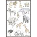 Picture of Zoo  Life _GroupedProduct_Rectangle_Portrait_Canvas_Framed_