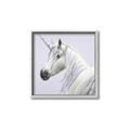 Picture of Purple Unicorn _GroupedProduct_Square_Canvas_Framed_