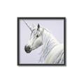 Picture of Purple Unicorn _GroupedProduct_Square_Canvas_Framed_