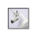 Picture of Purple Unicorn _GroupedProduct_Square_Canvas_Framed_