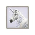 Picture of Purple Unicorn _GroupedProduct_Square_Canvas_Framed_