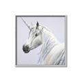 Picture of Purple Unicorn _GroupedProduct_Square_Canvas_Framed_