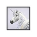 Picture of Purple Unicorn _GroupedProduct_Square_Canvas_Framed_
