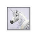 Picture of Purple Unicorn _GroupedProduct_Square_Canvas_Framed_