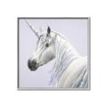 Picture of Purple Unicorn _GroupedProduct_Square_Canvas_Framed_