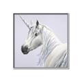 Picture of Purple Unicorn _GroupedProduct_Square_Canvas_Framed_