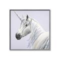 Picture of Purple Unicorn _GroupedProduct_Square_Canvas_Framed_