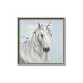 Picture of Blue Unicorn _GroupedProduct_Square_Canvas_Framed_