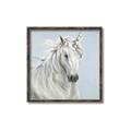 Picture of Blue Unicorn _GroupedProduct_Square_Canvas_Framed_