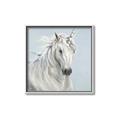 Picture of Blue Unicorn _GroupedProduct_Square_Canvas_Framed_