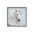 Picture of Blue Unicorn _GroupedProduct_Square_Canvas_Framed_