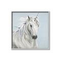 Picture of Blue Unicorn _GroupedProduct_Square_Canvas_Framed_