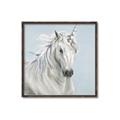 Picture of Blue Unicorn _GroupedProduct_Square_Canvas_Framed_