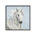 Picture of Blue Unicorn _GroupedProduct_Square_Canvas_Framed_