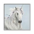 Picture of Blue Unicorn _GroupedProduct_Square_Canvas_Framed_