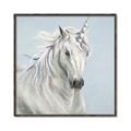 Picture of Blue Unicorn _GroupedProduct_Square_Canvas_Framed_