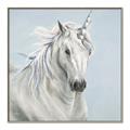 Picture of Blue Unicorn _GroupedProduct_Square_Canvas_Framed_
