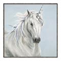 Picture of Blue Unicorn _GroupedProduct_Square_Canvas_Framed_