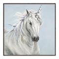Picture of Blue Unicorn _GroupedProduct_Square_Canvas_Framed_