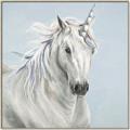 Picture of Blue Unicorn _GroupedProduct_Square_Canvas_Framed_