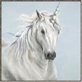 Picture of Blue Unicorn _GroupedProduct_Square_Canvas_Framed_