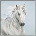 Picture of Blue Unicorn _GroupedProduct_Square_Canvas_Framed_