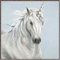 Picture of Blue Unicorn _GroupedProduct_Square_Canvas_Framed_