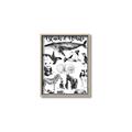 Picture of Black and white Animals _GroupedProduct_Rectangle_Portrait_Canvas_Framed_