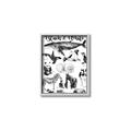 Picture of Black and white Animals _GroupedProduct_Rectangle_Portrait_Canvas_Framed_