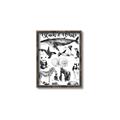 Picture of Black and white Animals _GroupedProduct_Rectangle_Portrait_Canvas_Framed_