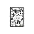 Picture of Black and white Animals _GroupedProduct_Rectangle_Portrait_Canvas_Framed_