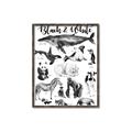 Picture of Black and white Animals _GroupedProduct_Rectangle_Portrait_Canvas_Framed_