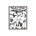 Picture of Black and white Animals _GroupedProduct_Rectangle_Portrait_Canvas_Framed_
